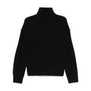 Calvin Klein Svart Sweater Kollektion Black, Dam