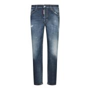 Dsquared2 Blå Jeans för Män Aw24 Blue, Herr