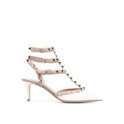 Valentino Vita Läderpumps Elegant Chic Stil White, Dam