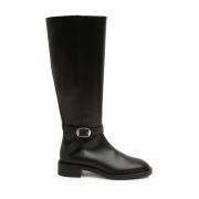 Stuart Weitzman Svarta Stövlar Sj296 Black, Dam