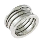 Bvlgari Vintage Pre-owned Silver ringar Gray, Dam