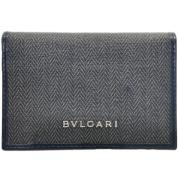 Bvlgari Vintage Pre-owned Canvas plnbcker Gray, Herr