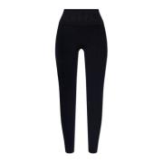 Perfect Moment Ribbed Leggings Black, Dam