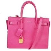 Yves Saint Laurent Vintage Pre-owned Laeder handvskor Pink, Dam