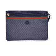 Gucci Vintage Pre-owned Canvas gucci-vskor Black, Dam