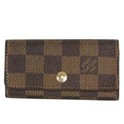 Louis Vuitton Vintage Pre-owned Canvas nyckelhllare Brown, Dam