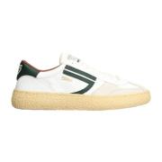 Puraai Vintage Vita Sneakers White, Herr