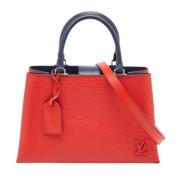 Louis Vuitton Vintage Pre-owned Laeder totevskor Red, Dam