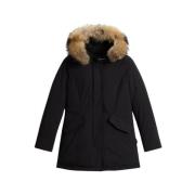 Woolrich Svart Urban Touch Dunjacka Black, Dam