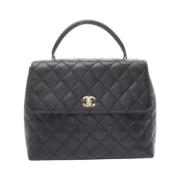 Chanel Vintage Pre-owned Laeder chanel-vskor Black, Dam