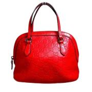 Gucci Vintage Pre-owned Laeder gucci-vskor Red, Dam