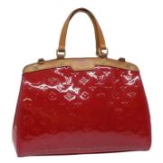 Louis Vuitton Vintage Pre-owned Laeder handvskor Red, Dam