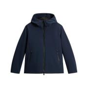 Woolrich Blå Stilla Havet Mjuk Skaljacka Blue, Herr