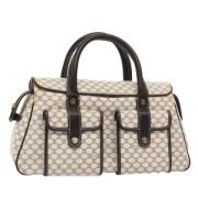 Celine Vintage Pre-owned Laeder handvskor White, Dam