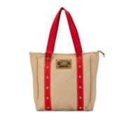 Louis Vuitton Vintage Pre-owned Canvas totevskor Beige, Dam