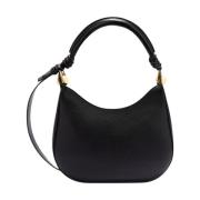 Furla Svart Sfera Hobo Väska Black, Dam