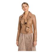 Twinset Beige Fejkläderjacka Beige, Dam