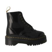 Dr. Martens Vegan Sinclair Svart Plattformsstövel Black, Dam