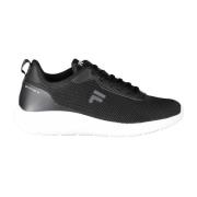 Fila Sportiga svarta sneakers för damer med kontrastula Black, Dam