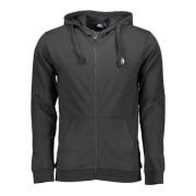 Sergio Tacchini ZIP Tröja MÄN Svart Black, Herr