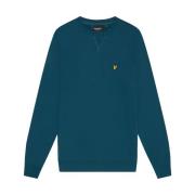 Lyle & Scott Grafisk Crew Neck Sweatshirt Navy Blue, Herr