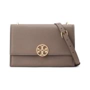 Tory Burch Snygga Beige Väskor med Logopatch Beige, Dam