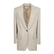 Max Mara Stilig Beige Jacka Beige, Dam