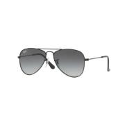 Ray-Ban Junior Aviator Solglasögon Black, Unisex