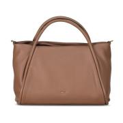 Abro Willow Shopper Väska Brown, Dam