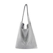 Paco Rabanne Silver Pixel Toteväska Gray, Dam