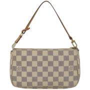 Louis Vuitton Vintage Pre-owned Canvas louis-vuitton-vskor White, Dam