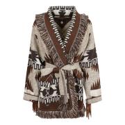 Alanui Dreamscape Icon Cardigan Brown, Dam