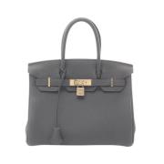 Hermès Vintage Pre-owned Laeder handvskor Gray, Dam