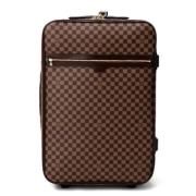 Louis Vuitton Vintage Pre-owned Canvas resvskor Brown, Dam