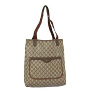 Gucci Vintage Pre-owned Laeder totevskor Beige, Dam