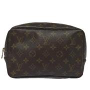 Louis Vuitton Vintage Pre-owned Canvas kuvertvskor Brown, Dam