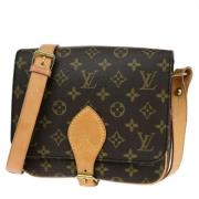 Louis Vuitton Vintage Pre-owned Canvas louis-vuitton-vskor Brown, Dam