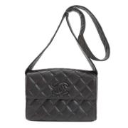 Chanel Vintage Pre-owned Laeder chanel-vskor Black, Dam