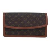 Louis Vuitton Vintage Pre-owned Canvas louis-vuitton-vskor Brown, Dam