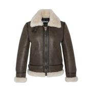 Schott NYC Leather Jackets Brown, Dam