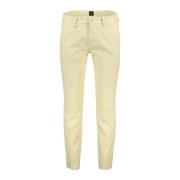 Hugo Boss Gula bomulls chino byxor Yellow, Herr