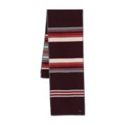 Paul Smith Randig ullsjaal med whipstitch-trim Red, Herr