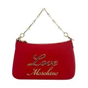 Love Moschino Röd handväska med kedjehandtag Red, Dam