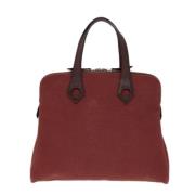 Hermès Vintage Pre-owned Canvas handvskor Red, Dam