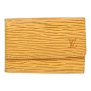 Louis Vuitton Vintage Pre-owned Laeder plnbcker Yellow, Dam