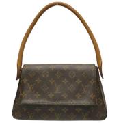 Louis Vuitton Vintage Pre-owned Canvas handvskor Brown, Dam