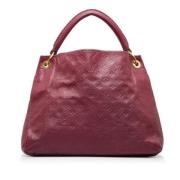 Louis Vuitton Vintage Pre-owned Laeder handvskor Red, Dam