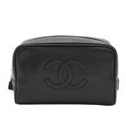 Chanel Vintage Pre-owned Laeder chanel-vskor Black, Dam