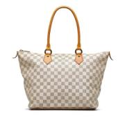 Louis Vuitton Vintage Pre-owned Canvas totevskor White, Dam