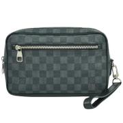 Louis Vuitton Vintage Pre-owned Canvas kuvertvskor Black, Dam